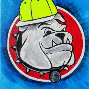 Kids and their dogs....bulldogs