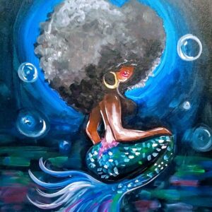 The mermaid in you! (Pre-sketched)