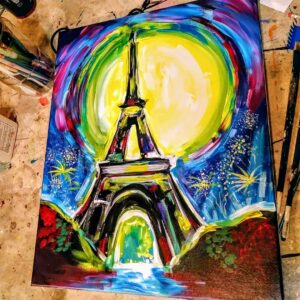 Dreaming of Paris (pre-sketched)