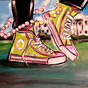 Chucks and Pearls! (Pre-sketched)